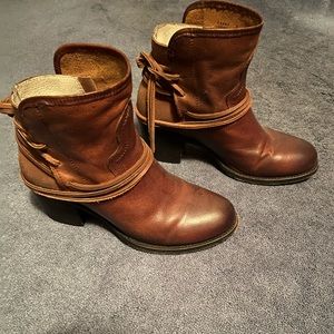 Freebird Casey Boots Size 8 Cognac